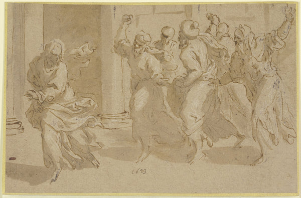 Christus entweicht vor den Pharisäern 1623