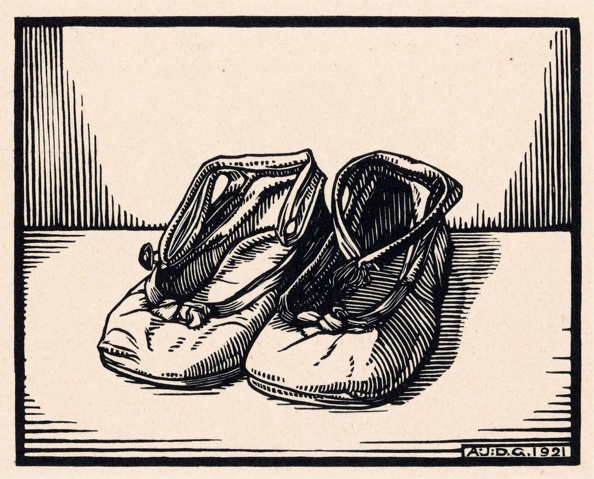 Paar schoenen 1921