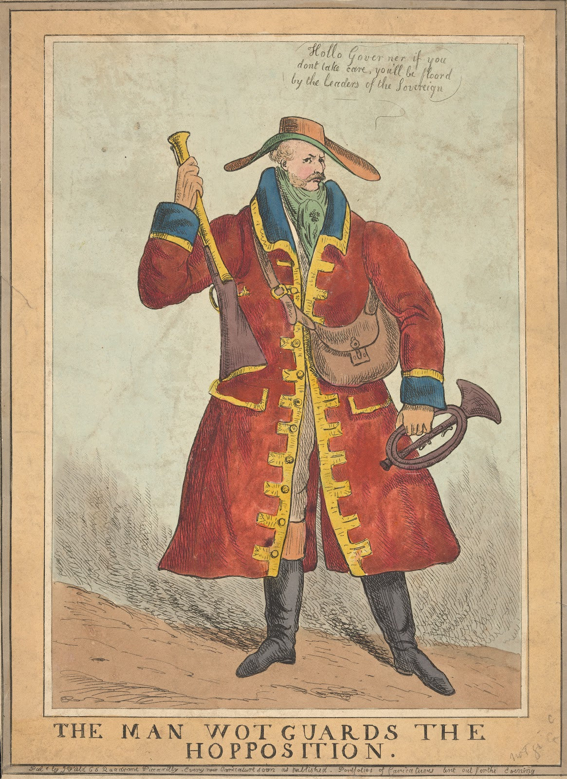 The man wot guards the hopposition 1829