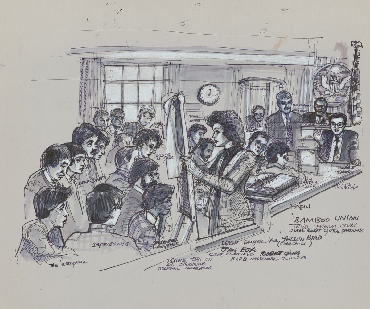 Bamboo Union trial Federal Court Judge Robert Carter presiding 1986