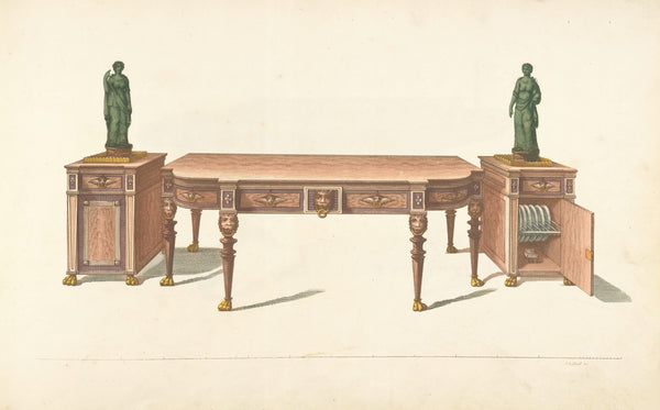 Sideboard and two cabinets 1805 1806