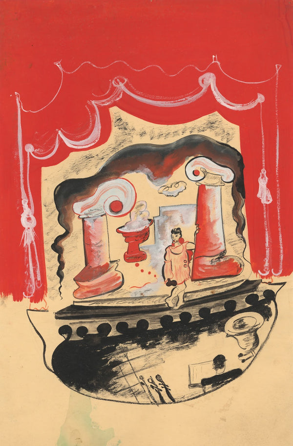 Decorontwerp voor Iphigeneia in Tauris 1939