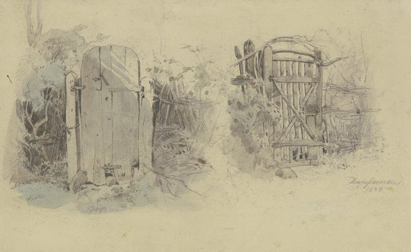 Zwei Gartentore in Dausenau 1838