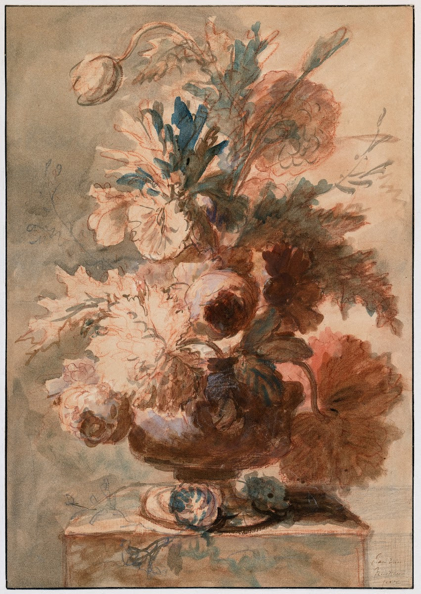 A Vase of Flowers 1720s