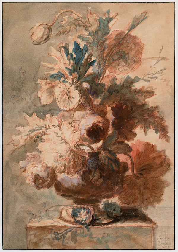 A Vase of Flowers 1720s