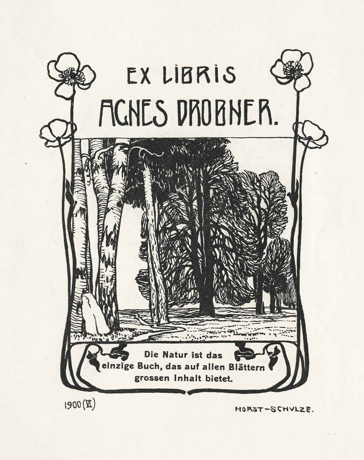 Agnes Drobner 1900