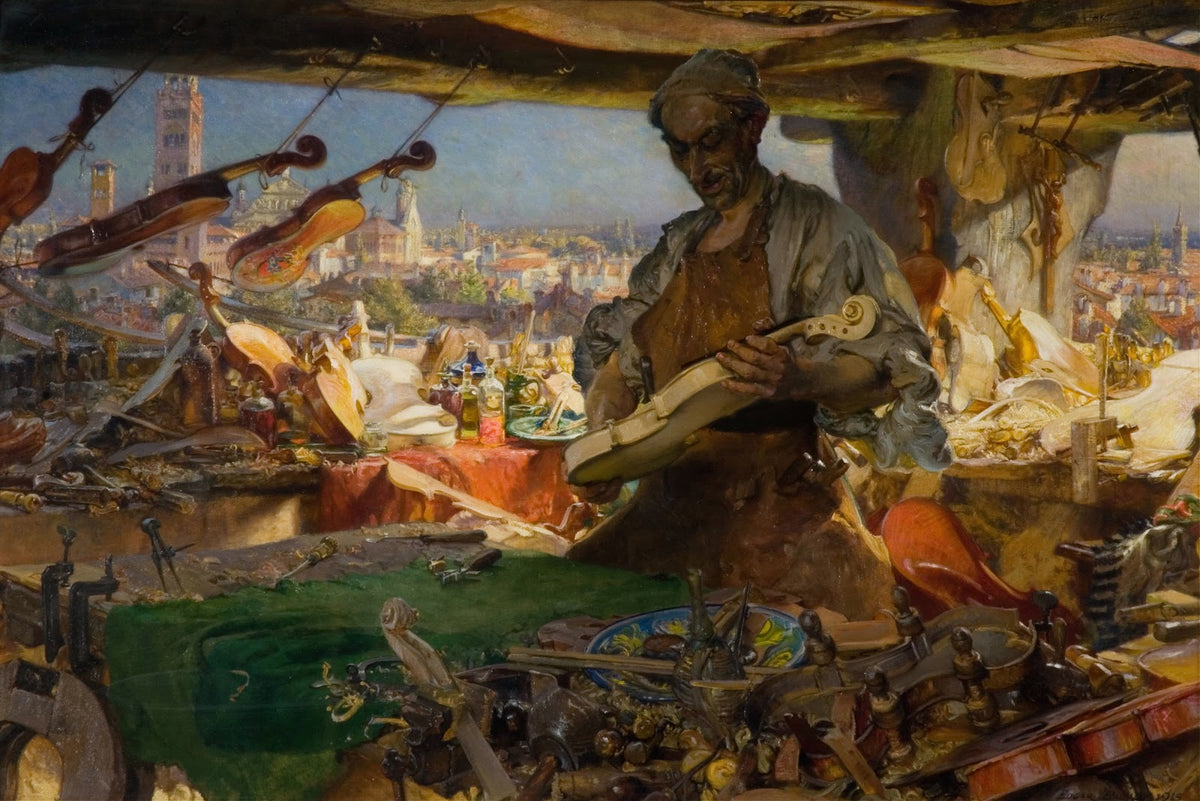 Stradivarius In His Workshop 1913
