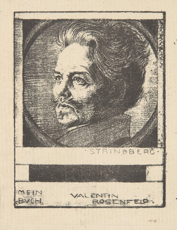 Ekslibris Valentin Rosenfeld 1920