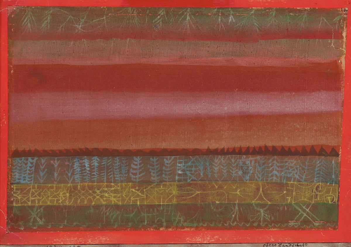 Ebene Landschaft Flat Landscape 1924