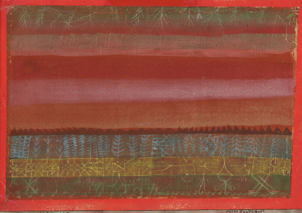 Ebene Landschaft Flat Landscape 1924