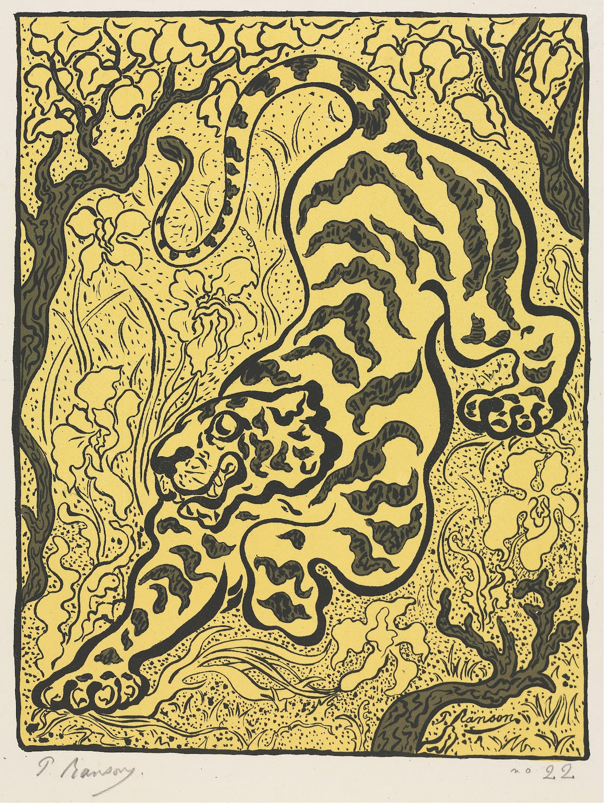 Tiger in the Jungle 1893