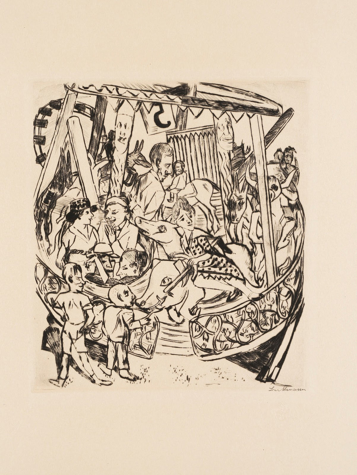 Merry Go Round Das Karussell 1922