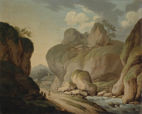 Rocky Landscape with River