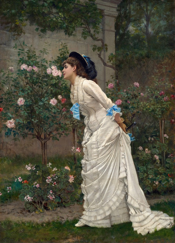 Woman And Roses 1879