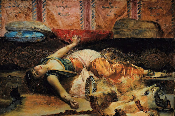 Oriental Dancer With a Tambourine