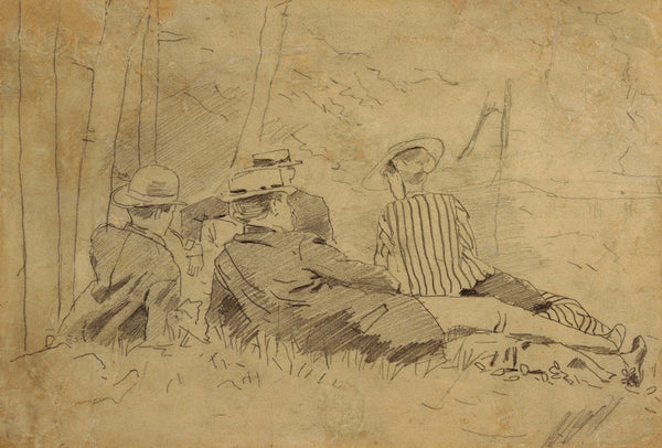 Study for The Fishing Party 1869