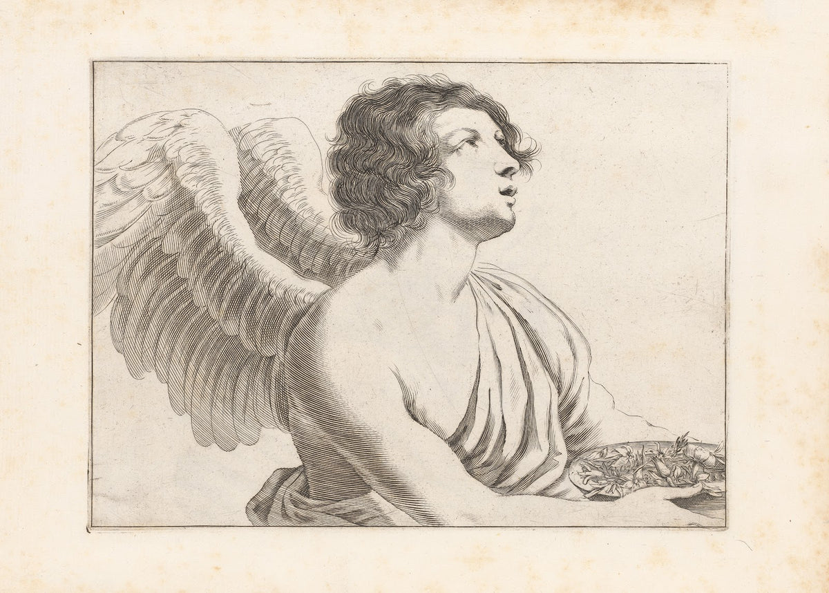 Engravings after Guercinos Libro dei Disegni Pl02 c 1630