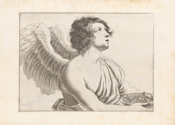 Engravings after Guercinos Libro dei Disegni Pl02 c 1630