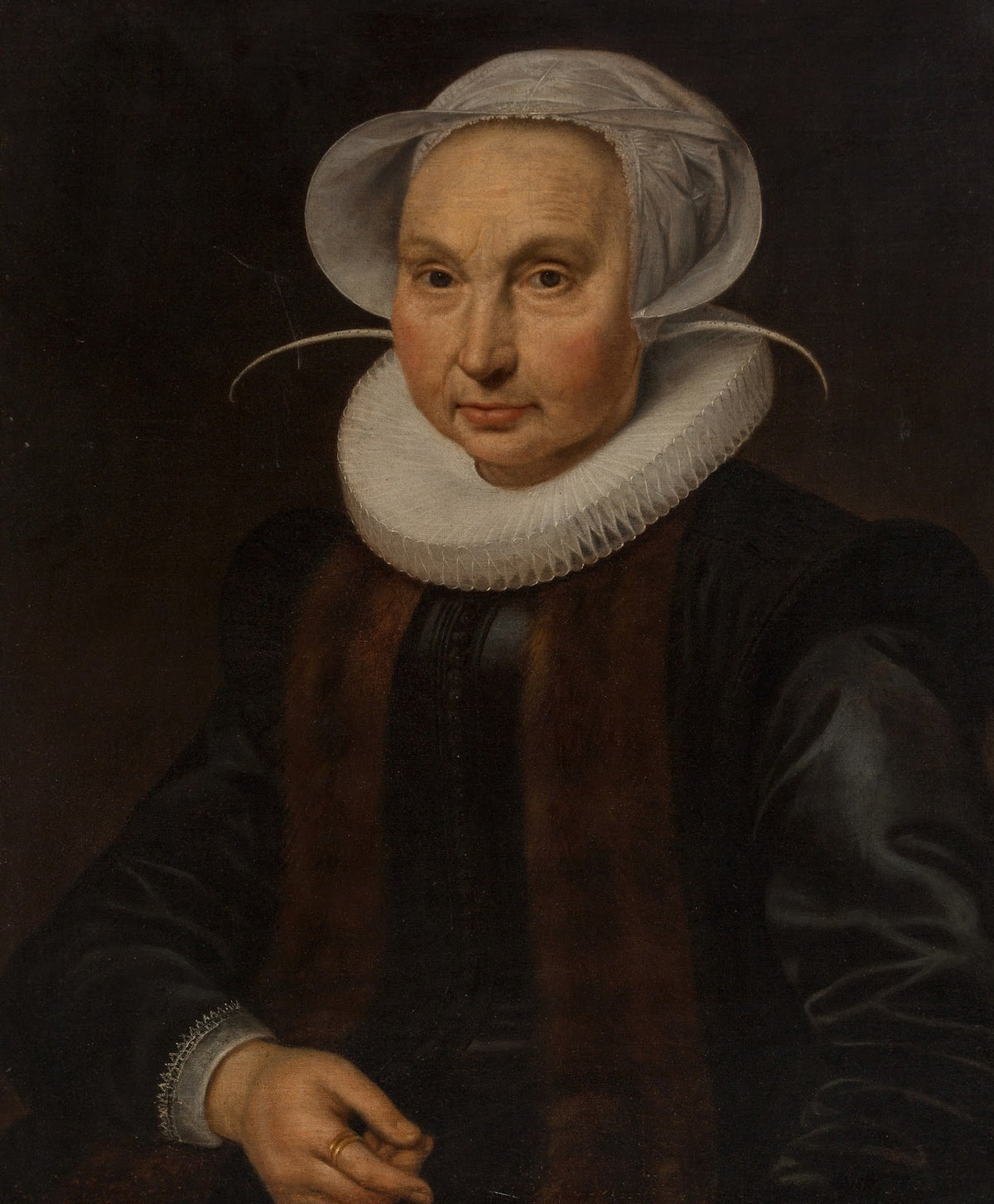 Portrait of Anna Jacobsdr Blaeu wife of Cornelis Pietersz Hooft after 1622