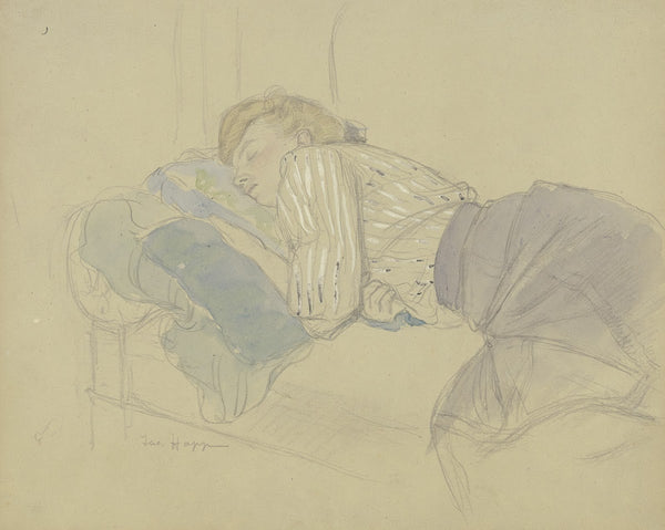 Sleeping young woman
