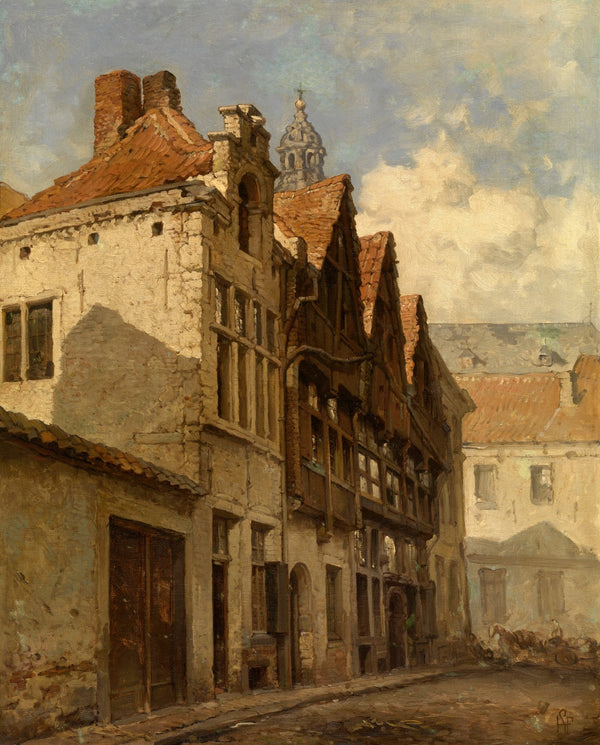 Stoelstraatje and the Tower of the St Pauls Church