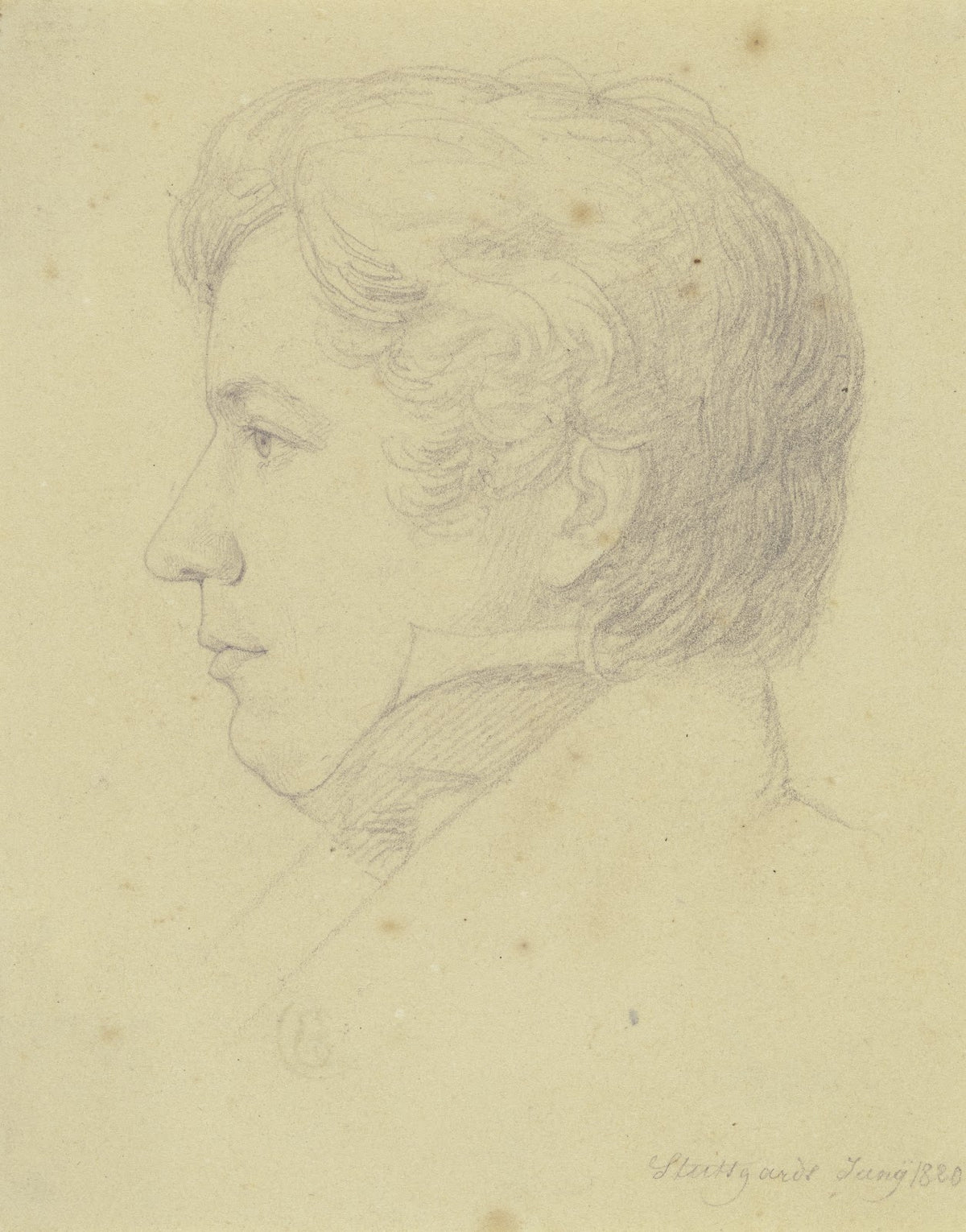 Bildnis des Karlsruher Tiermalers Carl Kuntz 1820