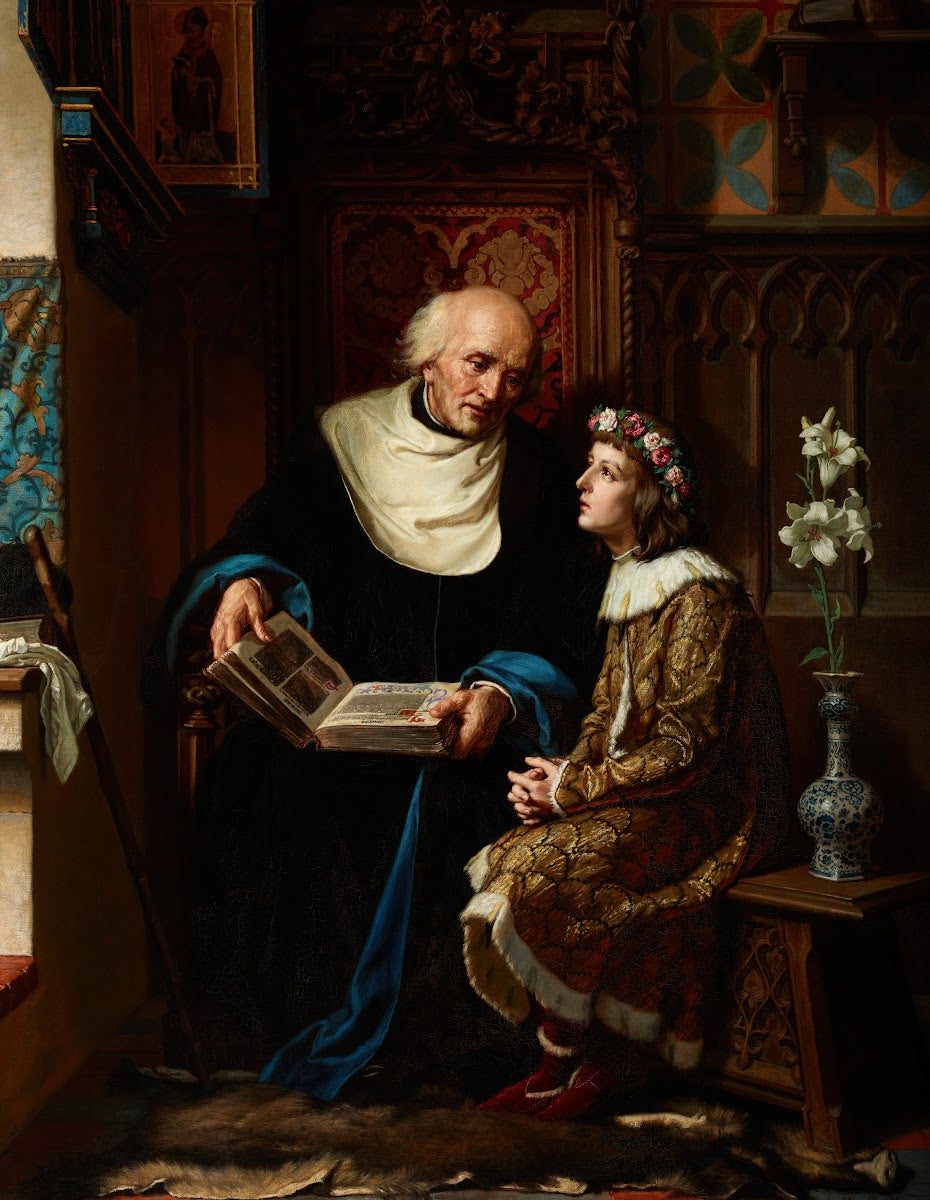 St Jan of Kęty as a Teacher of St Casimir the Prince 1890