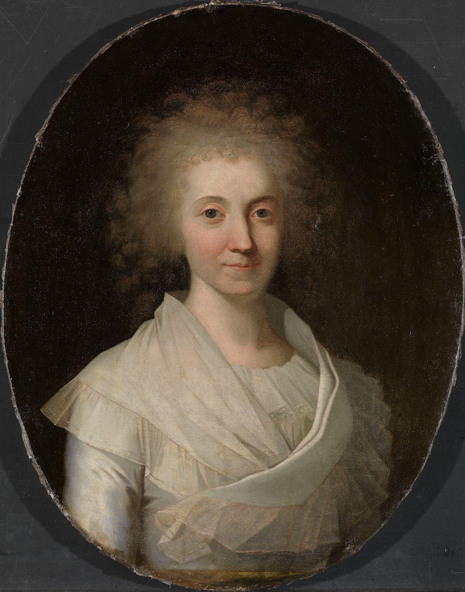 Portrett av Maren Juel 1780s