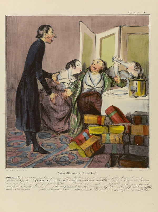Robert Macaire M de Bibles 1836 1838