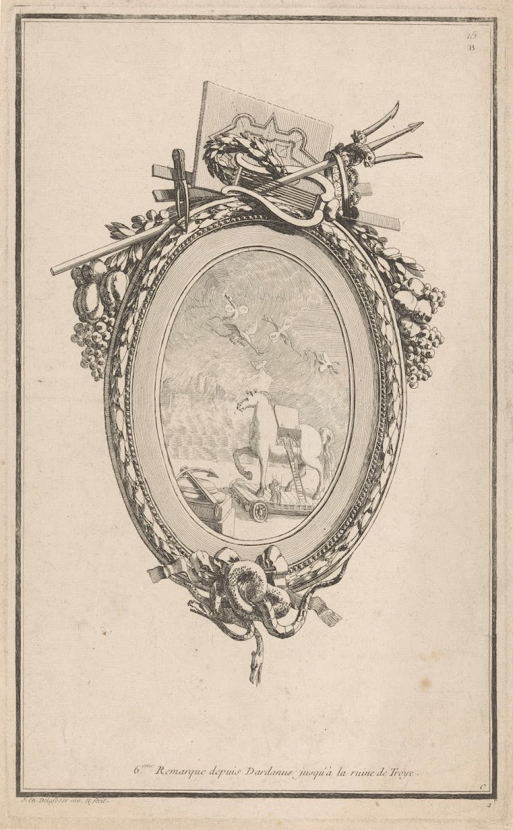 6eme Remarque depuis Dardanus jusquà la ruine de Troye 1768 1771