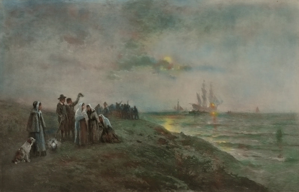 Embarkation of the Pilgrims from Southampton 1620