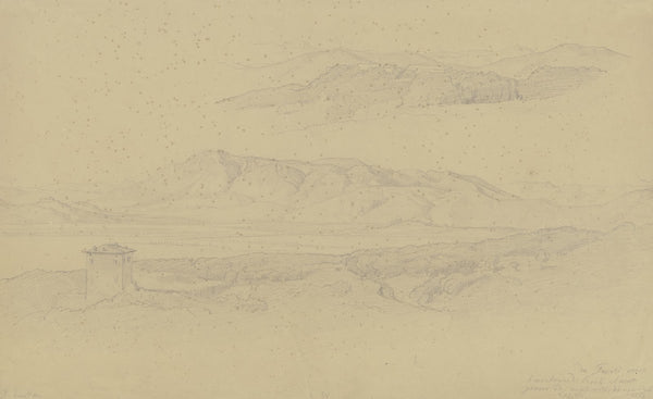Landschaftsstudie Frascati und Tivoli 1834