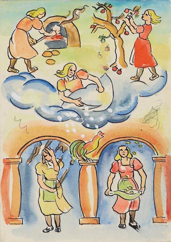 Entwurf Frau Holle 1943