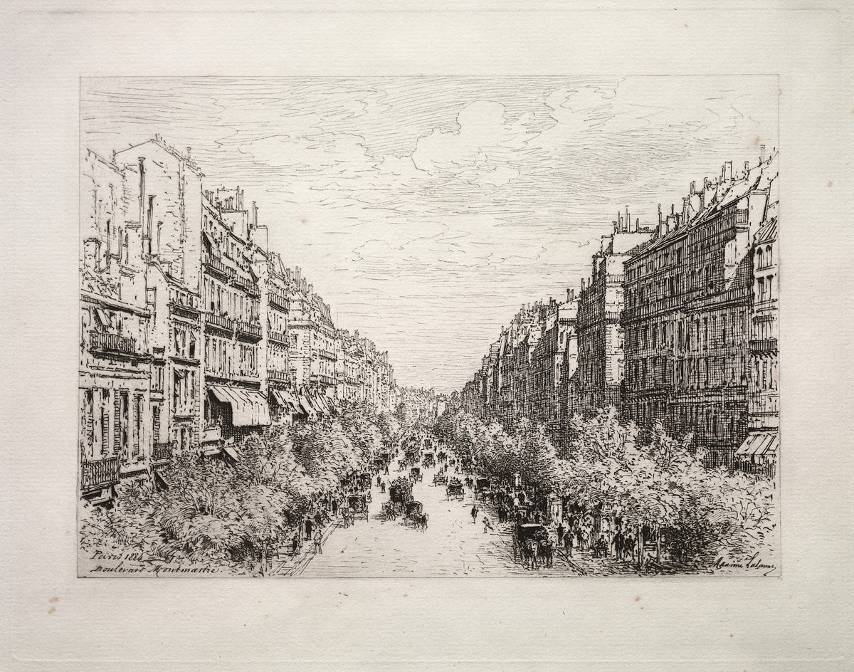 Boulevard Montmartre 1884