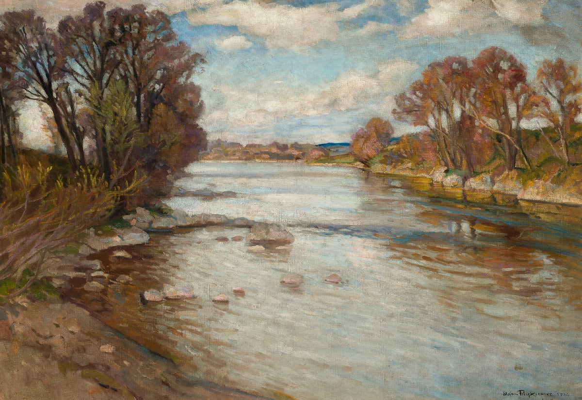 The Dunajec River at Szaflary 1922
