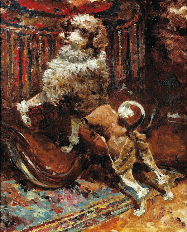 The Poodle Of Theartist s Mother Clipped Like A Lion