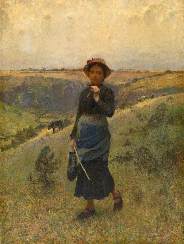 Cowherd in the Ardennes