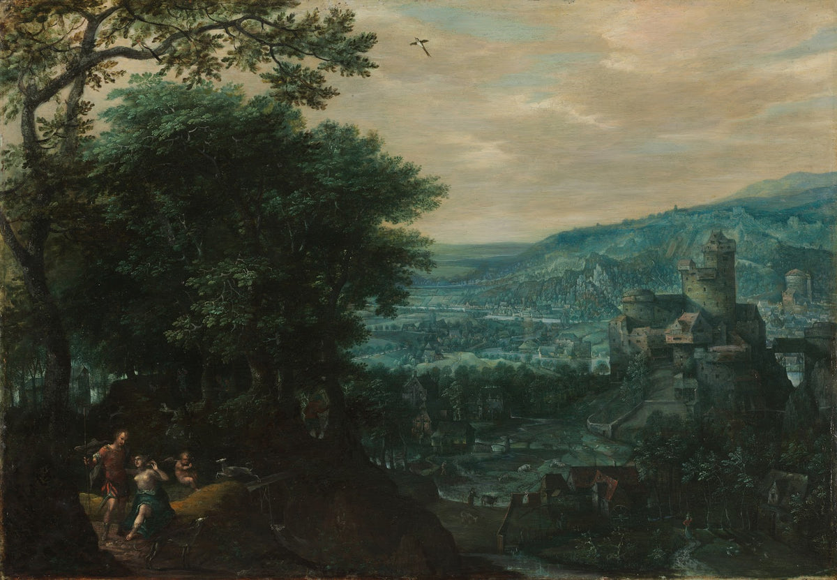 Landscape with Venus and Adonis 1580s