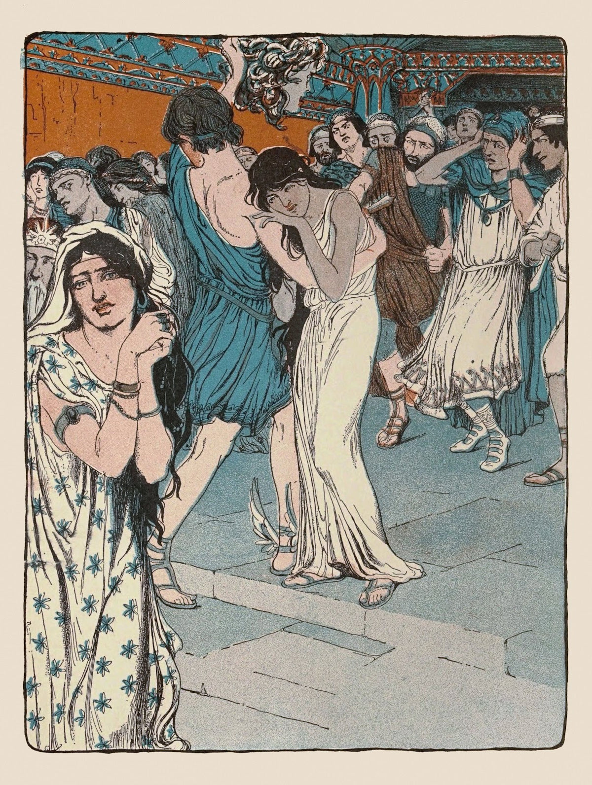 As he spoke Phineus and all his men at arms stopped short 1901