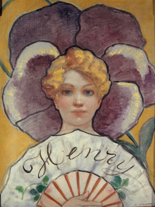 À la Pensée Enseigne de la maison Henry autrefois rue du Faubourg Saint Honoré 1