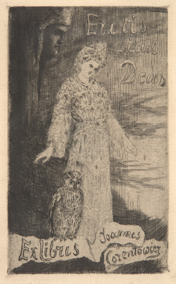 Bookplate of Jan Lorentowicz 1868 1940 1906