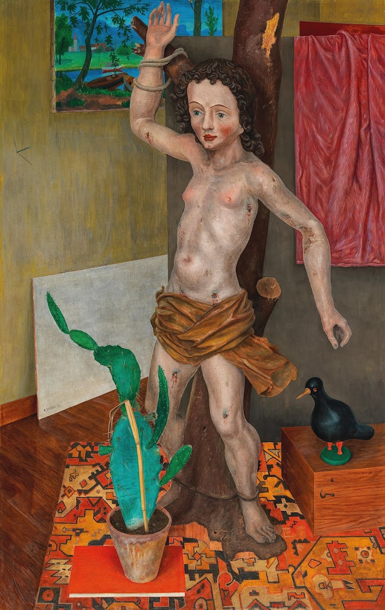Stilleben mit St Sebastian 1927