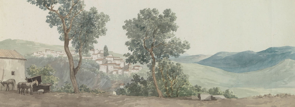 Gezicht op Paternò 1778
