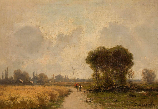 Landscape with a road