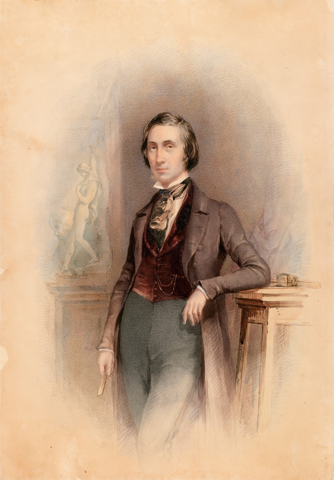 John Henry Foley 1818 1874 Sculptor and the Artists Brother 1840s