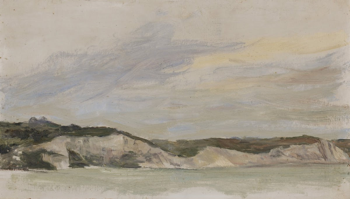 English Coast in Grey