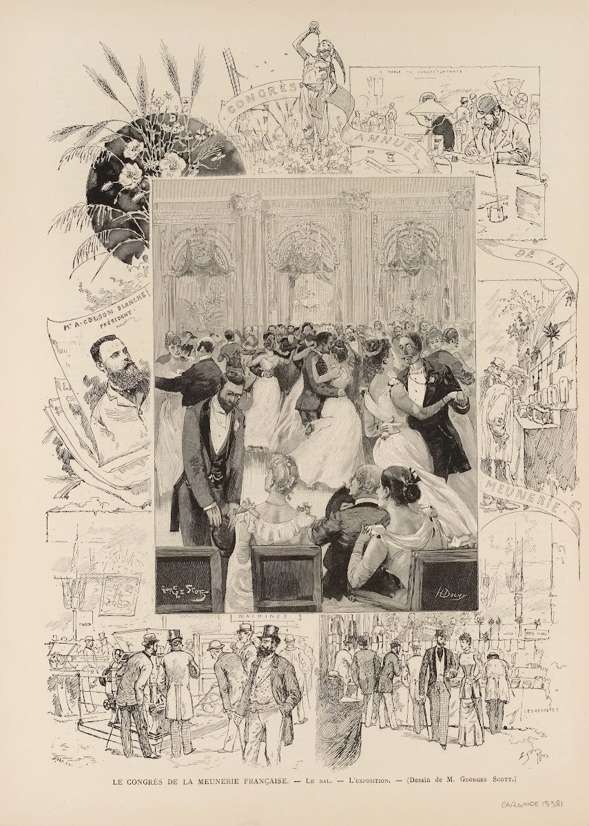 Le congrès de la Meunerie française Le Bal Lexposition 1891
