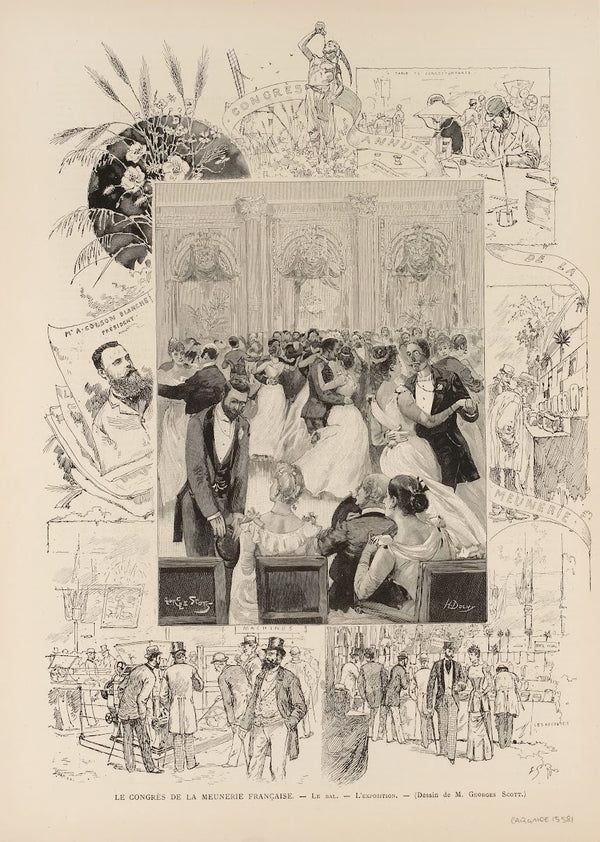 Le congrès de la Meunerie française Le Bal Lexposition 1891