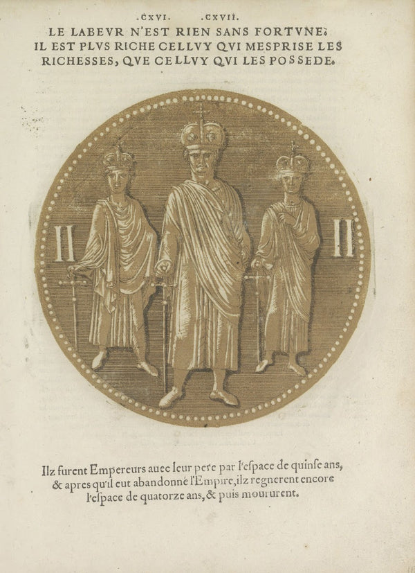 Emperor Louis II of Italy and his brothers 1557 1559