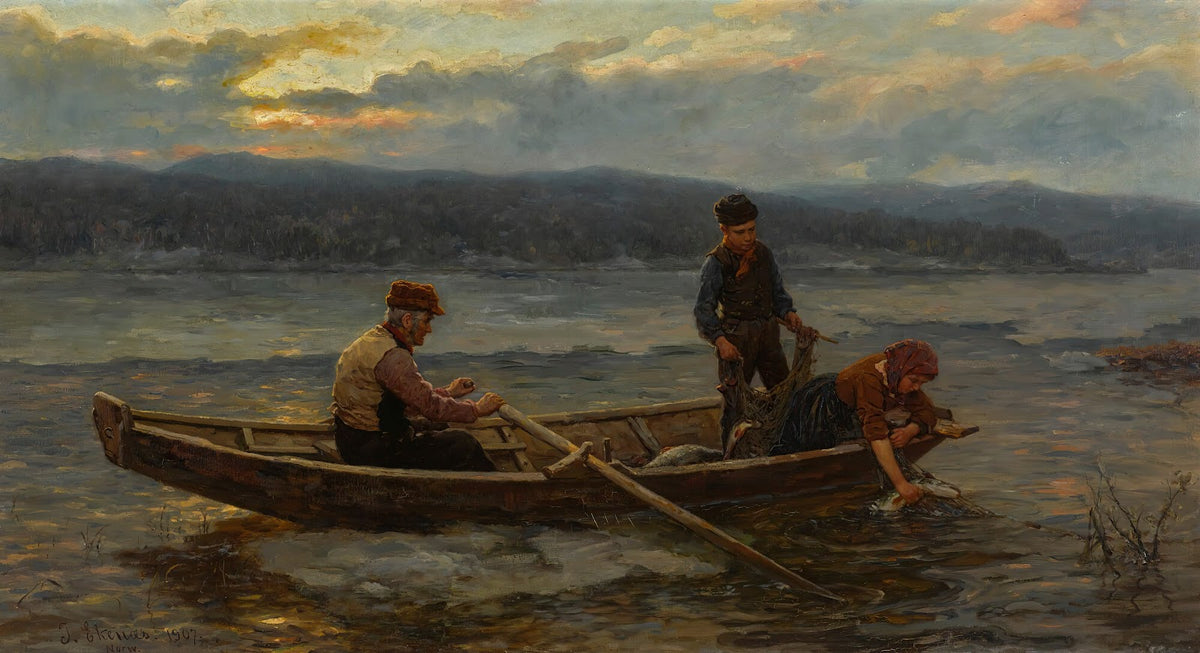 Fishing in the fjords 1907